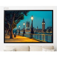 Big Ben Poster Print - & Houses Of Parliament London England United Kingdom von BohoArtConnection