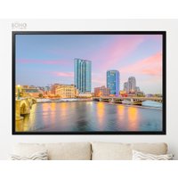 Grand Rapids Poster Print - Michigan Usa Skyline von BohoArtConnection