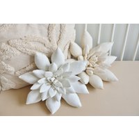 Sukkulenten Kissen Elfenbein Boho Nursery & Home Decor von BohoBabyHeaven