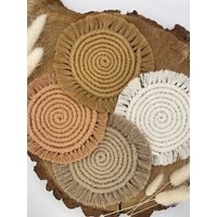 Makramee Untersetzer 2Er-/ 4Er-Set Makramee Untersetzer 2Er-/ 4Er-Set von BohoFreude