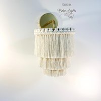 Wandleuchten, Boho Wandleuchten Beleuchtung, Licht, Wandbeleuchtung, Schlafzimmer Konsolen Licht von BohoLightsLT