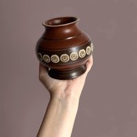 Vintage Terrakotta Vase, Rheinsberg Made in Gdr Keramikvase Boho Wohndeko Vintage Terrakotta Vase, Rheinsberg Made in Gdr Keramikvase Boho Wohndeko von vintwithnora