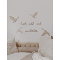 Frech, Wild Und Wunderbar | Holz Schriftzug 3D Kinderzimmer Wanddeko Boho Motto Wandtattoo Geschenk Geburtstag Kind Frech, Wild Und Wunderbar | Holz Schriftzug 3D Kinderzimmer Wanddeko Boho Motto Wandtattoo Geschenk Geburtstag Kind von BohoWildflowerVibes