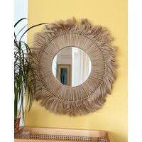 Boho Spiegel, Wandbehang Schlafzimmer Dekor Geschenk, Muttertagsgeschenk, Schneller Versand, Wohnzimmer Dekor, Wohnkultur von Boholivingdecor