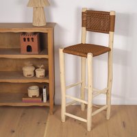 80 cm Hochstuhl Aus Holz Und Nylon von BohomeLiving
