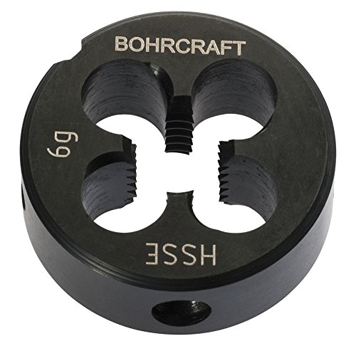 Bohrcraft 42101100800, Gewindeschneideisen M8 HSS-Co , für Stahl, Edelstahl,NE-Metalle, Schneideisen von Bohrcraft