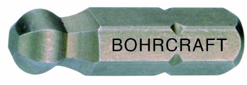 Kugelkopf-Bits 1/4" für Innensechskant-Schrauben SW 2,5 x 25 mm lose/Werksverpackung von Bohrcraft