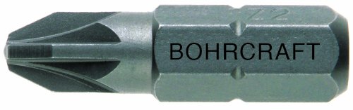 Schrauber-Bits 1/4" für Pozidriv-Schrauben PZ 2 x 100 mm lose/Werksverpackung von Bohrcraft