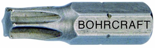 Bohrcraft Schrauber-Bits 1/4 Zoll für Torx-Schrauben, Tx 20 x 25 mm in SB-Pack, 10 Stück, 61401112025 von Bohrcraft