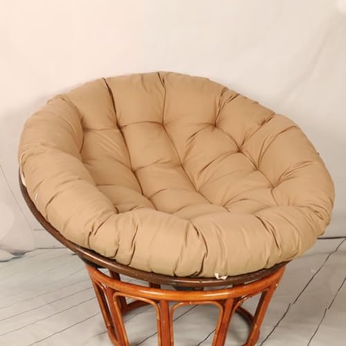 BohrenCL Papasansessel Kissen, Wasserdicht Kissen für Hängesessel, Schaukelstuhl Kissen, Rund Papasan Sessel, Polster Sitzauflage für Gartenmöbel Sesselkissen, 70 x 70 cm von BohrenCL