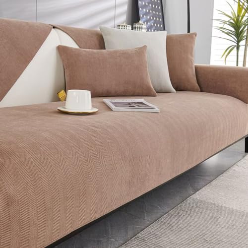 BohrenCL Sofa Überzug, Chenille Sofabezug, Sofa Überwurf, Sofadecke rutschfest, Sofa überwurfdecke, Sofaschutz Katze Hund, Sofa Schutzdecke, Sofadecken Für Sitzfläche, Couchbezug, SOFE Cover von BohrenCL