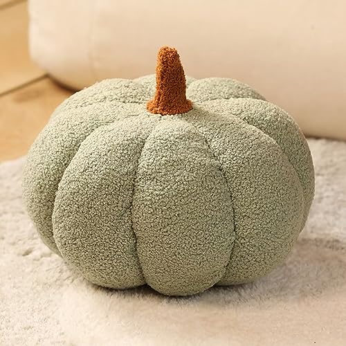 Kürbis Kissen, Kürbis Deko, 3D Plüsch Kürbis Dekokissen, Pumpkin Cushion Halloween Decorations, Pumpkin Throw Pillow for Home Bedroom Decoration von BohrenCL