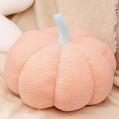 Kürbis Kissen, Kürbis Deko, 3D Plüsch Kürbis Dekokissen, Pumpkin Cushion Halloween Decorations, Pumpkin Throw Pillow for Home Bedroom Decoration von BohrenCL