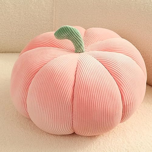 Kürbis Kissen, Kürbis Deko, 3D Plüsch Kürbis Dekokissen, Pumpkin Cushion Halloween Decorations, Pumpkin Throw Pillow for Home Bedroom Decoration von BohrenCL