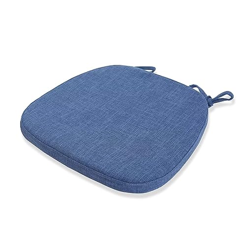 Stuhlkissen mit Bändern, Stuhlauflage, Filz Stuhlkissen, Sitzkissen für stühle Sitzpolster Stuhlpolster Anti-Milbe Sitzauflagen Chair Cushion, 43 * 41cm von BohrenCL