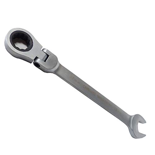 17mm Ringmaul + Gelenk CRV Ratschenschlüssel Gelenkratschengabelschlüssel Ratsche Maulschlüssel Knarrenschlüssel BOHRFUX von Bohrfux