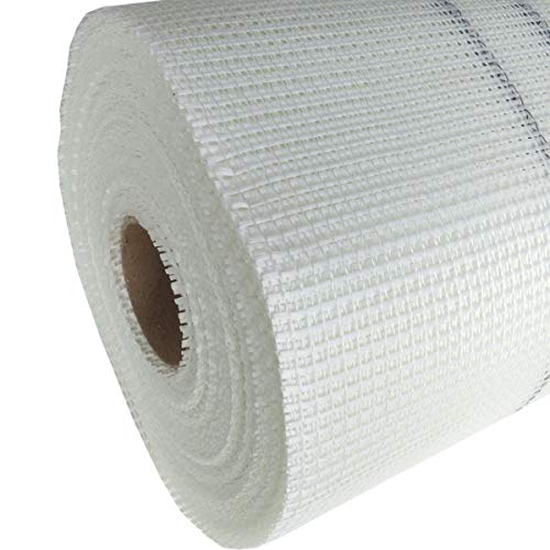 50m² Armierungsgewebe für Innen und Außen Putzgewebe Gittergewebe (1m x 50m) 165g/m² Glasfasergewebe Fassade 4mm x 4mm Gewebe Putz geeignet für VWS und WDVS Systeme BOHRFUX von Bohrfux