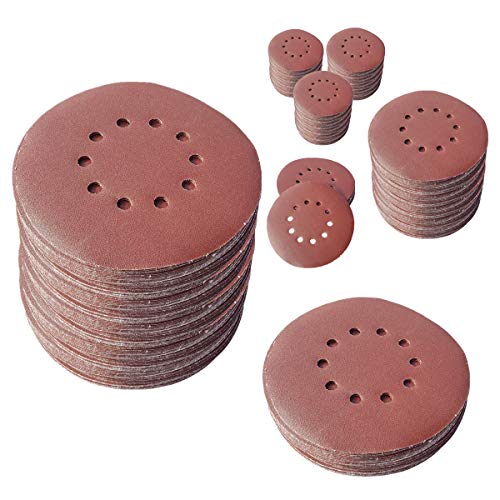BOHRFUX - 25x Klett Schleifscheiben Ø225mm Schleifblätter Körnung P40 - P240 (wählbar) Trockenbauschleifer Exzenter (Körnung P40) von Bohrfux