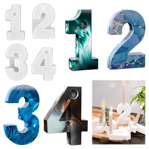 Silikonform Zahlen Advent, Silikonform Kerzenhalter, 1-4 Zahlen Kerzenständer Silikonform Kerzenhalter, Zahlen Ostern Silikonform, Adventszahlen Gießform für Dekorieren Ihres Esstisches, Wohnzimmers Silikonform Zahlen Advent, Silikonform Kerzenhalter, 1-4 Zahlen Kerzenständer Silikonform Kerzenhalter, Zahlen Ostern Silikonform, Adventszahlen Gießform für Dekorieren Ihres Esstisches, Wohnzimmers von Bohrma