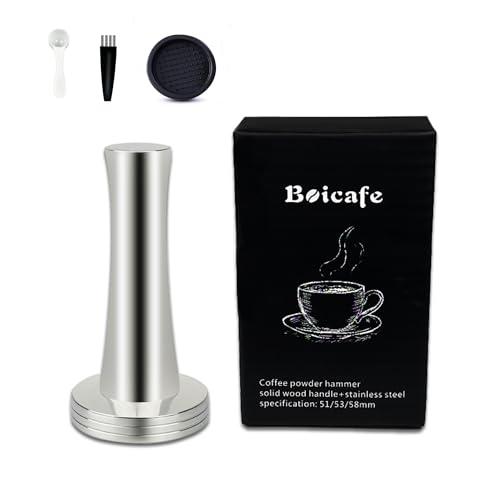 Boicafe Kaffee-Stampfer, 39 mm, 40 mm, Espresso-Stampfer, 39 mm, 40 mm, 304 Edelstahl, Espresso-Kaffee-Stampfer, 39 mm, 40 mm, mit Matte von Boicafe