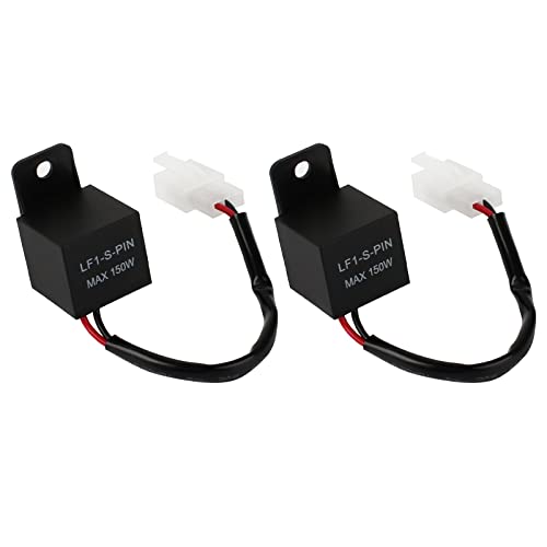 Boisbresil 2 Stück Blinkerrelais 2 Polig 12V Motorrad Blinkrelais Universal LED Blinker Relais Blinkfrequenzkontroll Relais Motorcycle LED Indicator Relay Max 150W Blinkgeber Relais für Motorrad Boisbresil 2 Stück Blinkerrelais 2 Polig 12V Motorrad Blinkrelais Universal LED Blinker Relais Blinkfrequenzkontroll Relais Motorcycle LED Indicator Relay Max 150W Blinkgeber Relais für Motorrad von Boisbresil