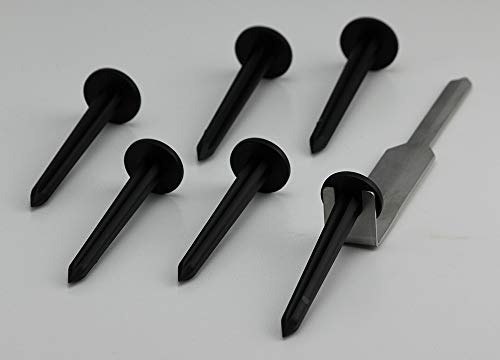 Boje Sport - 6er Set Zeltheringe/Erdspieße/Bodennägel mit Einsteckhilfe von Boje Sport