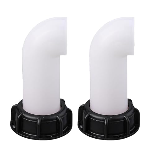 2 x Tank-Adapter, Verlängerung, Ablaufauslauf, Schlauch, Wassertank, Düse, Wasserhahnkappen, Ventile, Verbindungsstück, Gartenzubehör, IBC-Wassertankdüse, Wasserhahnkappen, Ventile von Bokcztml