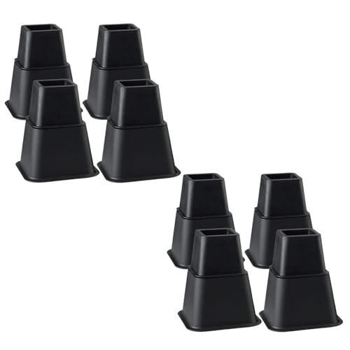 6 Zoll Robuste Plastikbettlifter Mit Stabilen Basis Tragbare Möbel Risers Set Von 8 Für Sofa Tischschreibtisch Aufbewahrung 6 Zoll Robuste Plastikbettlifter Mit Stabilen Basis Tragbare Möbel Risers Set Von 8 Für Sofa Tischschreibtisch Aufbewahrung von Bokcztml