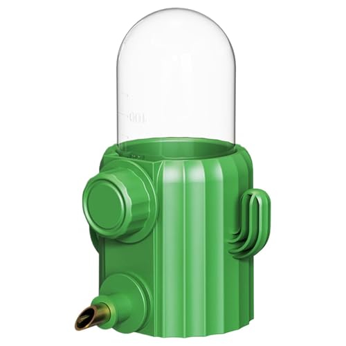 Auslaufsicherer Käfig montiert Vogeltränke Kaktusform Automatischer Trinkbehälter Wasserspender für Bewässerung Automatische Wasserspender von Bokcztml