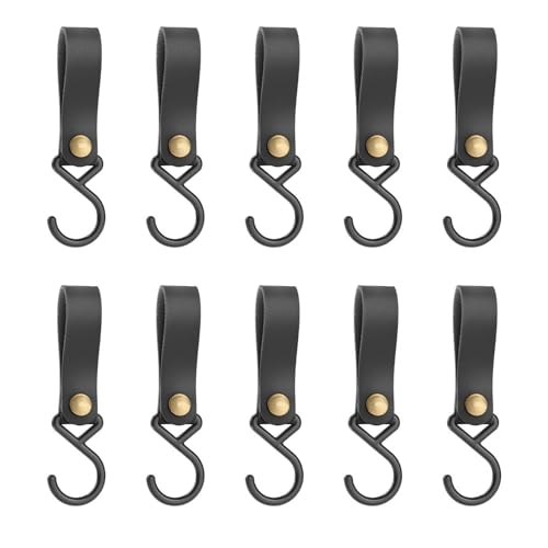 Bokcztml 10pcs Pu Leders Haken Zum Organisieren Von Mantelkleidung Wasserdicht Bokcztml 10pcs Pu Leders Haken Zum Organisieren Von Mantelkleidung Wasserdicht von Bokcztml