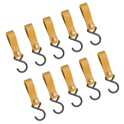Bokcztml 10pcs Pu Leders Haken Zum Organisieren Von Mantelkleidung Wasserdicht Bokcztml 10pcs Pu Leders Haken Zum Organisieren Von Mantelkleidung Wasserdicht von Bokcztml