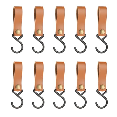 Bokcztml 10pcs Pu Leders Haken Zum Organisieren Von Mantelkleidung Wasserdicht Bokcztml 10pcs Pu Leders Haken Zum Organisieren Von Mantelkleidung Wasserdicht von Bokcztml