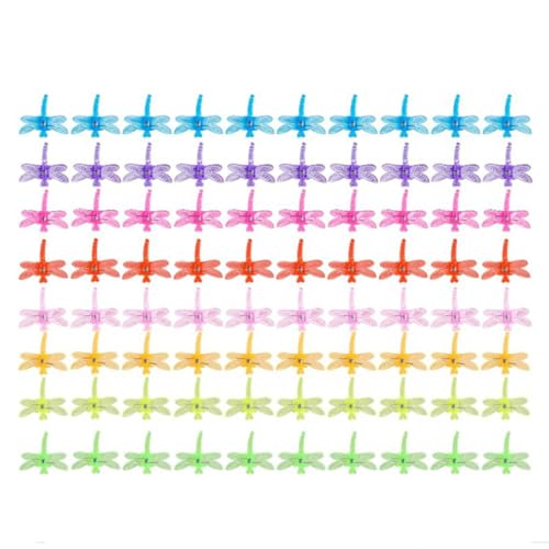 Bokcztml 80pcs Libellen Pflanzenclip Orchideen Clip Plant Orchideen Unterstützen Clipblumen Und Rebeclip Zum Stützstamm Vine Wachstum von Bokcztml
