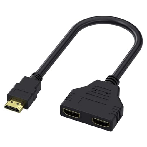 Bokcztml HDTV Splitterkabel Männlich 1080p Bis Doppelt Weiblich 1 Bis 2 Ausgang HDTV Splitteradapterkabel Für LED LCD HDTV Simultane Display von Bokcztml
