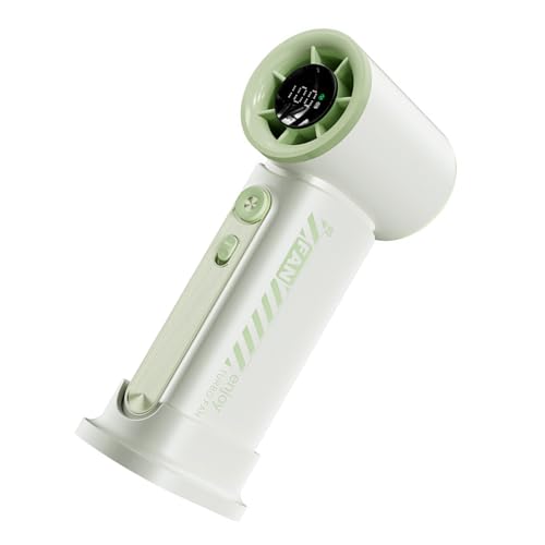 Bokcztml Multifauntal Handheld Lüfter Digital Display Cooling Lüfter 3600mAh ABS Textur Für Reisebüro Und Außenverwaltung Verwenden Tragbare USB Wiederaufladbare Lüfter von Bokcztml
