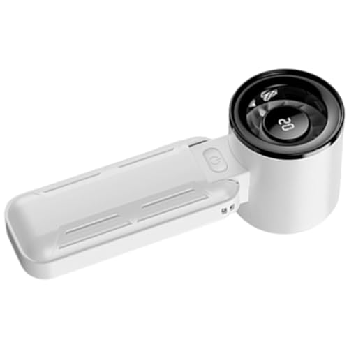 Bokcztml Tragbarer Handheld Hochgeschwindigkeitskühlungslüftergeschwindigkeit Verstellbarer Kühllüfter Wiederaufladbarer Klappventilator Für Camping Freien Freien/in Innenräumen von Bokcztml