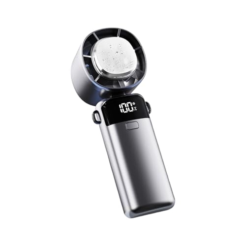 Bokcztml Tragbarer Outdoor Handheld Lüfter 0-100 Geschwindigkeit Kühlung USB C Wiederaufladbar 5200 MAh Steuerkühlventilator Mit Kaltem Kompress Tragbarer Lüfter Mit Starkem Bokcztml Tragbarer Outdoor Handheld Lüfter 0-100 Geschwindigkeit Kühlung USB C Wiederaufladbar 5200 MAh Steuerkühlventilator Mit Kaltem Kompress Tragbarer Lüfter Mit Starkem von Bokcztml