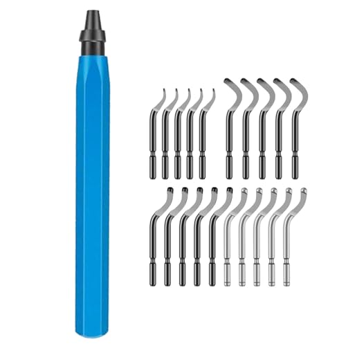 Debring Werkzeug Mit 10/20pcs Cutter 360 Grad Rotary Head Debring Werkzeug Für Metallharzen Kunststoff Druckholz Holz Burr Entfernung Debring Werkzeug Mit 10/20pcs Cutter 360 Grad Rotary Head Debring Werkzeug Für Metallharzen Kunststoff Druckholz Holz Burr Entfernung von Bokcztml