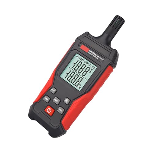 Digitale Temperaturfeuchtigkeitsdetektor Überwacht Handheld Hygrometer Thermometer Mit Hintergrundbeleuchtungsdaten. von Bokcztml