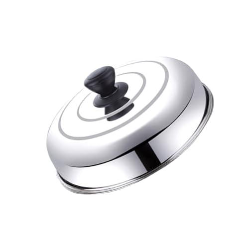 Edelstählen Wok Deckelkuppelkupplungsplatte Cooker Ersatzdeckel Cooking Pots Covers Coden Tool Einfach Zu Installieren von Bokcztml