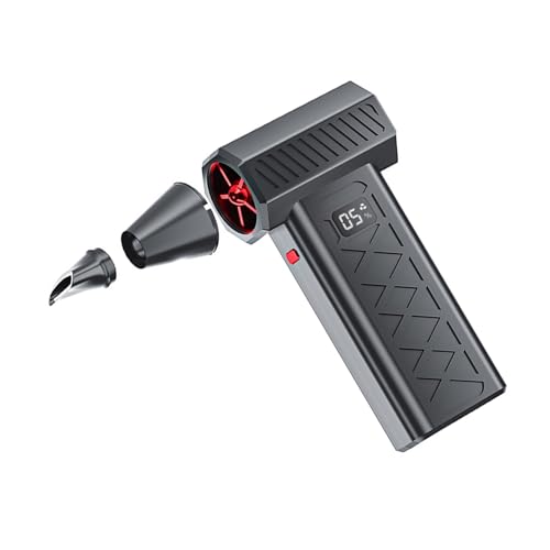 Leistungsstarkes Akku-Gebläse mit 6 Geschwindigkeitsstufen, praktische Entfernungsgebläse für genaue Reinigung und Haustierpflege, Doppelfunktionsgebläse und Vakuum Leistungsstarkes Akku-Gebläse mit 6 Geschwindigkeitsstufen, praktische Entfernungsgebläse für genaue Reinigung und Haustierpflege, Doppelfunktionsgebläse und Vakuum von Bokcztml