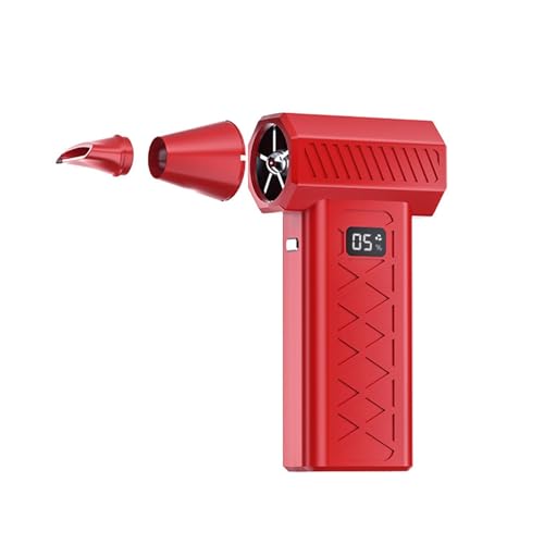 Leistungsstarkes Akku-Gebläse mit 6 Geschwindigkeitsstufen, praktische Entfernungsgebläse für genaue Reinigung und Haustierpflege, Doppelfunktionsgebläse und Vakuum von Bokcztml