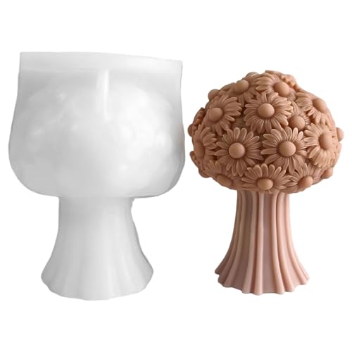 Multifunktionale Silikonform in Blumenform, geeignet für handgefertigte und kreative Werkstätten von Bokcztml