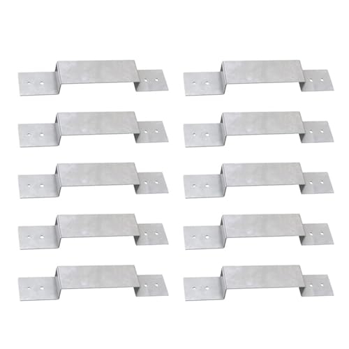 Paket Mit 10 Zauntafel Unterstützung Zaun Post Fixing Metall Post Panel Supports Für Secure Posts Fixer Freien Paket Mit 10 Zauntafel Unterstützung Zaun Post Fixing Metall Post Panel Supports Für Secure Posts Fixer Freien von Bokcztml