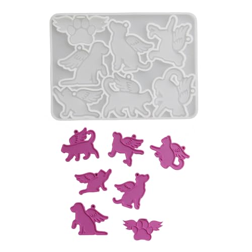 Schöne 3D Katzen Robuster Silikonform Haus Accessoire Zur Erstellung Von Gipsharz Figurierdekorationen Täglich Freizeitgebrauch von Bokcztml