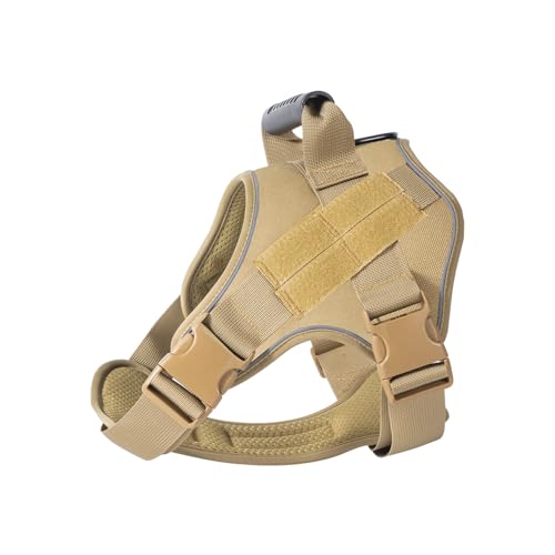 Tacticals Hundegeschirr, atmungsaktive Weste für Outdoor-Training, verstellbarer Riemen, Wandern, Camping, bequeme Passform, gepolstertes Hundegeschirr Tacticals Hundegeschirr, atmungsaktive Weste für Outdoor-Training, verstellbarer Riemen, Wandern, Camping, bequeme Passform, gepolstertes Hundegeschirr von Bokcztml