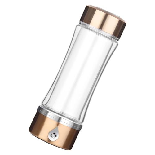 USB Wiederaufladbare Hydrogene Generator Cup 350 Doppelglas Tragbarer Wasser Ionisator Praktische Reisebereich Wasserflasche von Bokcztml