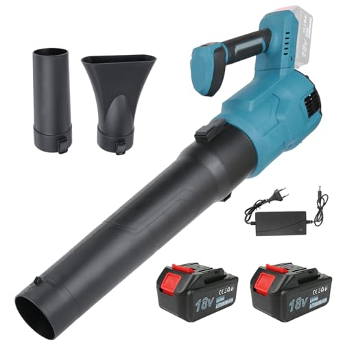 Laubbläser Akku, 21V Akku Laubbläser mit 3.0Ah Akkus, Leaf Blower 6-Gang, Handgeführter Akku-Bläser, 240 km/h Windgeschwindigkeit, Luftmenge 850m³/h, Elektro Laubbläser für Garten Rasenpflege (Typ C) Laubbläser Akku, 21V Akku Laubbläser mit 3.0Ah Akkus, Leaf Blower 6-Gang, Handgeführter Akku-Bläser, 240 km/h Windgeschwindigkeit, Luftmenge 850m³/h, Elektro Laubbläser für Garten Rasenpflege (Typ C) von Bolam