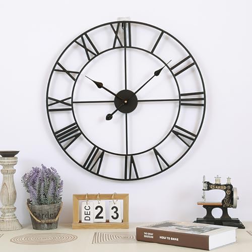 Wanduhr Große, Wanduhr Modern Nahezu Lautlos Ohne Tickgeräusche, Durchmesser Römische Ziffern Wanduhren Modern Wohnzimmer Wanduhr Vintage Für Zimmer Zuhause KüChe Schlafzimmer BüRo Schule (50cm) Wanduhr Große, Wanduhr Modern Nahezu Lautlos Ohne Tickgeräusche, Durchmesser Römische Ziffern Wanduhren Modern Wohnzimmer Wanduhr Vintage Für Zimmer Zuhause KüChe Schlafzimmer BüRo Schule (50cm) von Bolam
