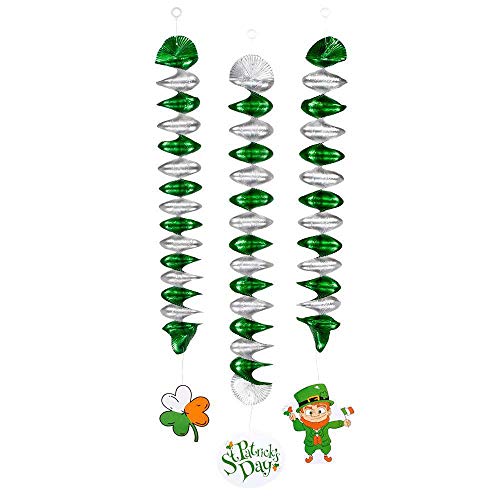 3 Deko-Spiralen St. Patrick's Day 60 cm - Bunt 3 Deko-Spiralen St. Patrick's Day 60 cm - Bunt von Boland